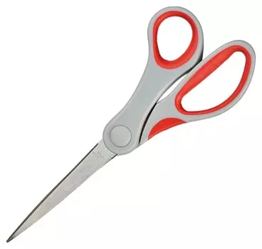 Ножницы Attache 205 мм с пласт.прорезин.эллипт.ручками, цвет вассорт