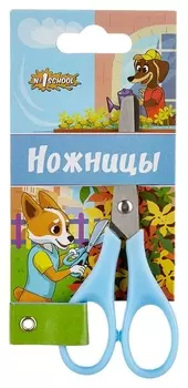 Ножницы детские №1school 11,5 см шустрики, пластиковые ручки