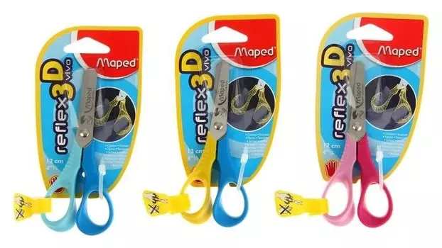 Ножницы детские для левшей с европодвесом Vivo