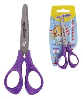 Ножницы Котик Мяу картонная упаковка с подвесом