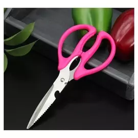 Ножницы кухонные «Базис», с открывалкой для бутылки, 21 см