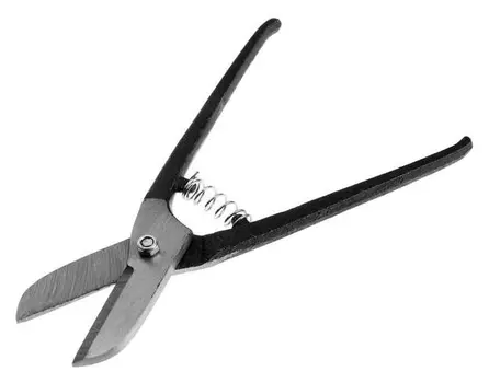 Ножницы по металлу лом, прямой рез, металлические рукоятки, 250 мм