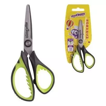 Ножницы ребристые с резиновыми вставками BASIC