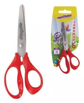 Ножницы Ветерок ассиметричные ручки упаковка с подвесом