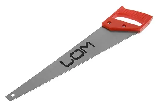 Ножовка по дереву Lom, пластиковая рукоятка, 7-8 Tpi, 400 мм