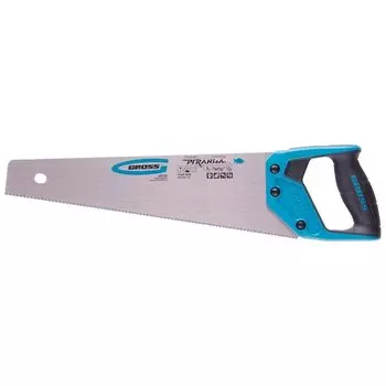 Ножовка по дереву "Piranha", 400 мм, 11-12 Tpi, зуб-3d, каленый зуб, двухкомпонентная рукоятка