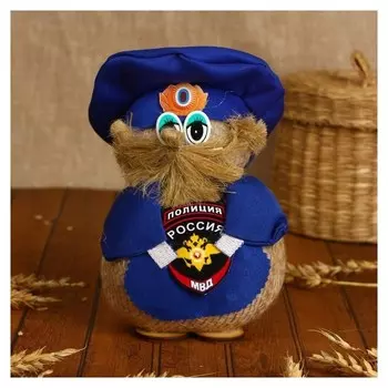 Оберег «Домовой нафаня», полицейский, 15 см