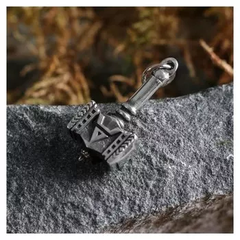 Оберег "Молот сварога", металл пьютер, художественное литье