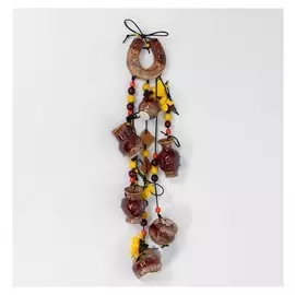 Оберег "Подкова и подсолнухи", 86 см