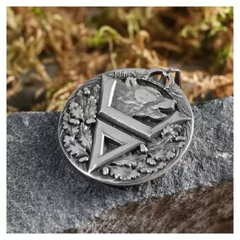 Оберег Символ велеса, пьютер, художественное литье