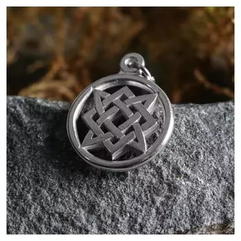 Оберег "Звезда руси", металл пьютер, художественное литье