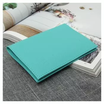 Обложка для автодокументов, цвет бирюзовый флотер