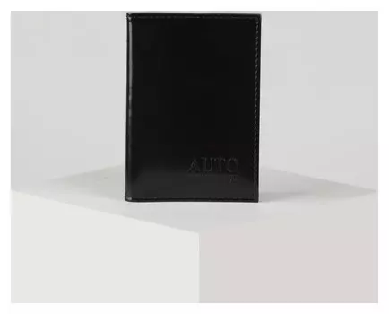 Обложка для автодокументов, цвет чёрный