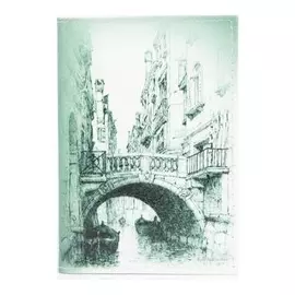 Обложка для автодокументов, цвет чёрный, «Мост»