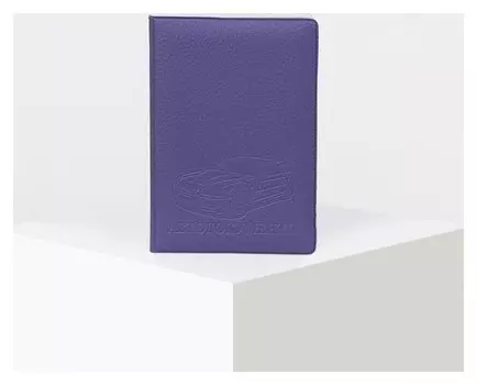 Обложка для автодокументов, цвет фиолетовый