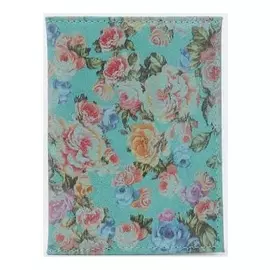 Обложка для автодокументов, цвет голубой