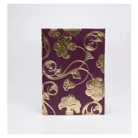 Обложка для автодокументов, цвет лиловый, «Колокольчики»