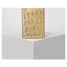 Обложка для автодокументов, цвет золотистый