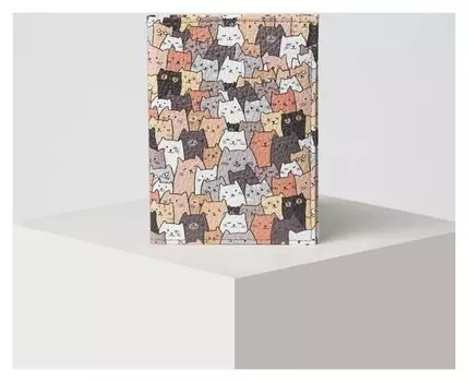 Обложка для автодокументов Котики Цвет разноцветный