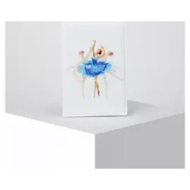 Обложка для паспорта, цвет белый, «Балерина»