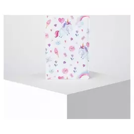 Обложка для паспорта, цвет белый, «Единорожки»