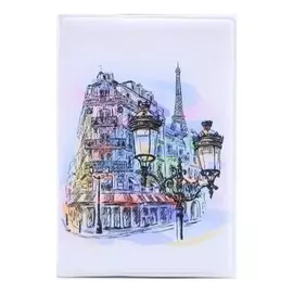 Обложка для паспорта, цвет белый, «Фонарь»