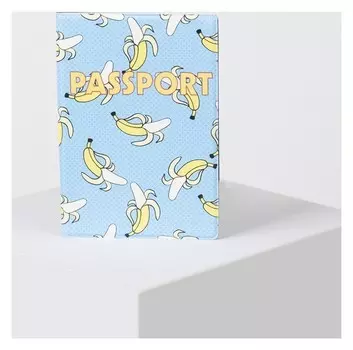 Обложка для паспорта, цвет голубой