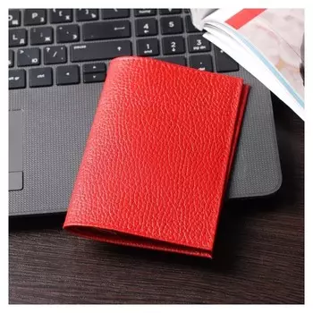 Обложка для паспорта, цвет красный