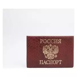 Обложка для паспорта, цвет красный
