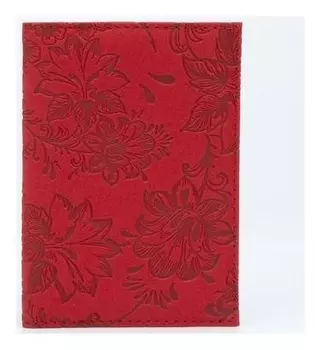 Обложка для паспорта, цвет красный