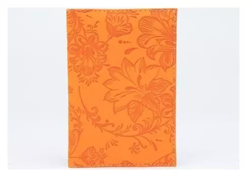 Обложка для паспорта, цвет рыжий