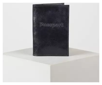 Обложка для паспорта, цвет синий