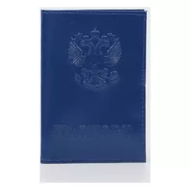 Обложка для паспорта, цвет синий