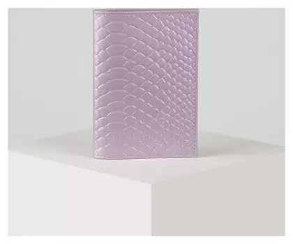 Обложка для паспорта, цвет светло-сиреневый