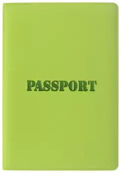 Обложка для паспорта Staff, мягкий полиуретан, "Паспорт", салатовая, 237607