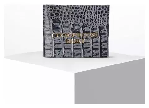 Обложка для студенческого билета, цвет серый