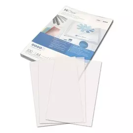 Обложки пластиковые для переплета А4, комплект 100 шт., 150 мкм, прозрачные, GBC "Transparent"