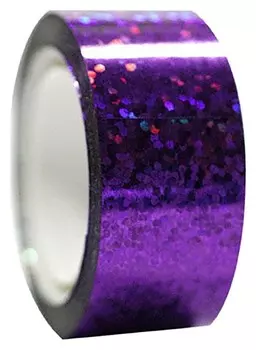 Обмотка для гимнастических булав и обручей Diamond клейкая, цвет фиолетовый металлик