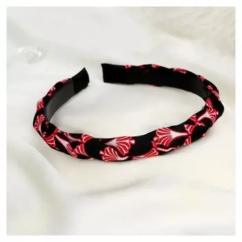 Ободок для волос "Амалия" 1 см, аквилегия