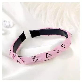 Ободок для волос "Амалия" 2 см, треугольники