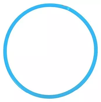 Обруч облегченный голубой 80 см
