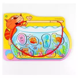 Обучающая доска «Кот-рыбак»