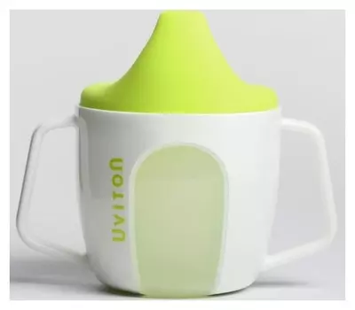 Обучающий поильник-чашечка с твёрдым носиком 2в1 с ручками
