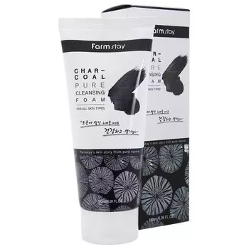 Очищающая пенка с древесным углем Charcoal Pure Cleansing Foam