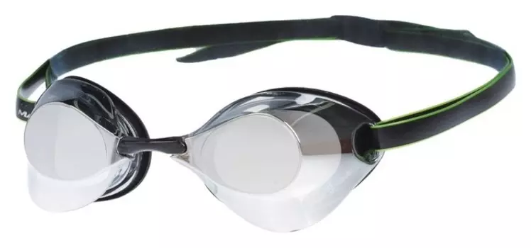Очки для плавания стартовые Turbo Racer II Mirror черный