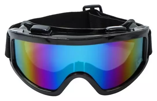 Очки-маска для езды на мототехнике Torso, стекло хамелеон, черные