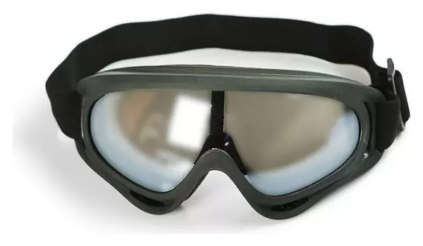 Очки, стекло хром, черные