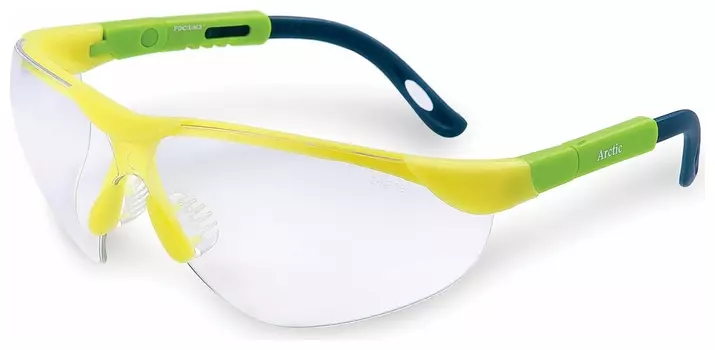 Очки защитные открытые росомз О85 Arctic Super, прозрачные, регулируемые дужки, незапотевающее покрытие, поликарбонат, 18530