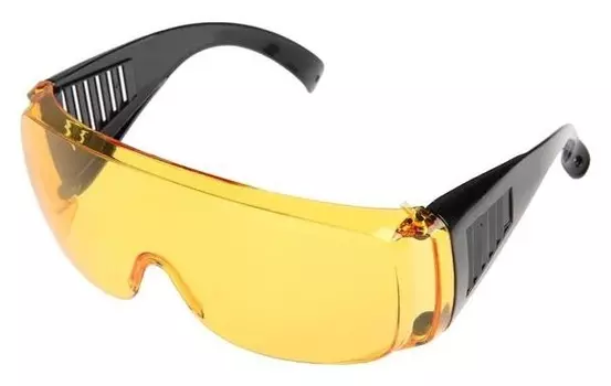 Очки защитные Tundra, с поликарбонатными линзами, желтые