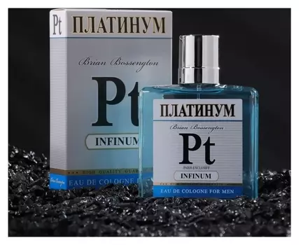 Одеколон мужской PT платинум Infinum, 90 мл
